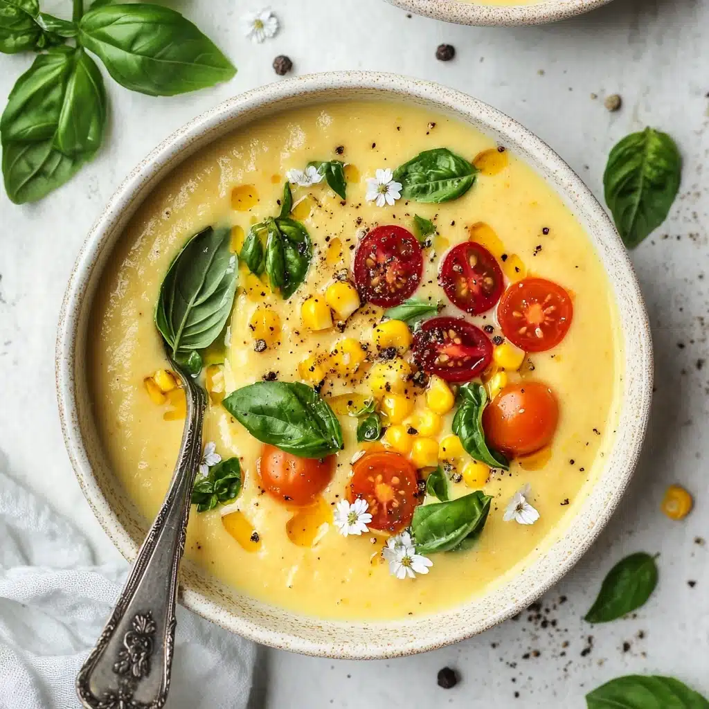 Summer Sweet Corn Gazpacho Recipe - Recipe Image