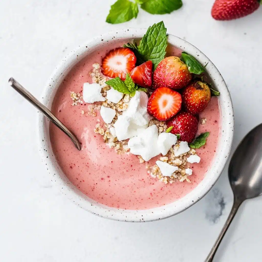 Strawberry Basil Gazpacho Recipe - Recipe Image