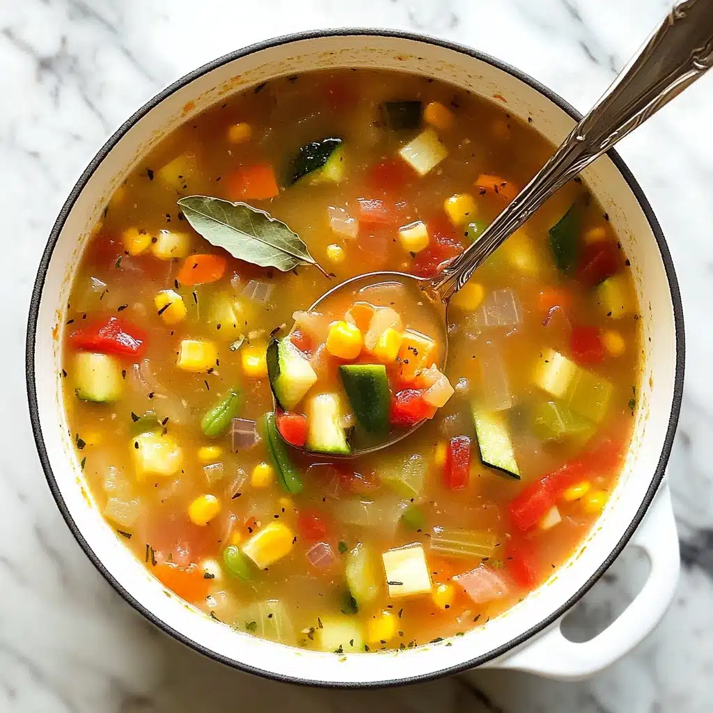 Summer Minestrone Soup Recipe - Recipe Image