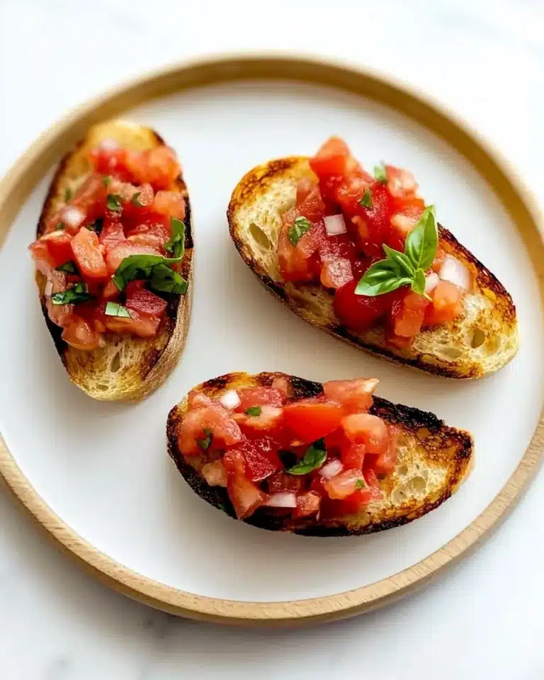 Tomato Mango Bruschetta Recipe