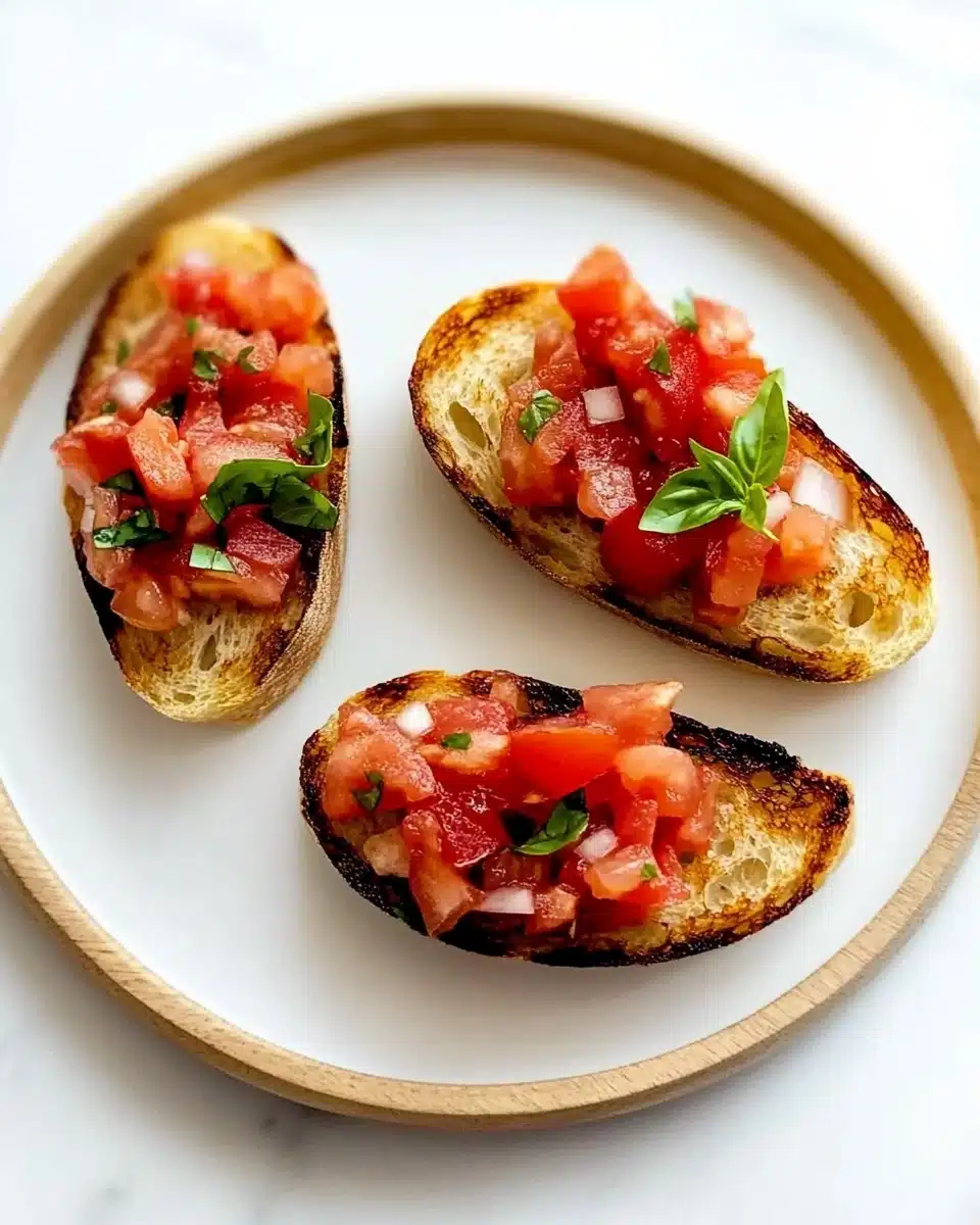 Tomato Mango Bruschetta Recipe