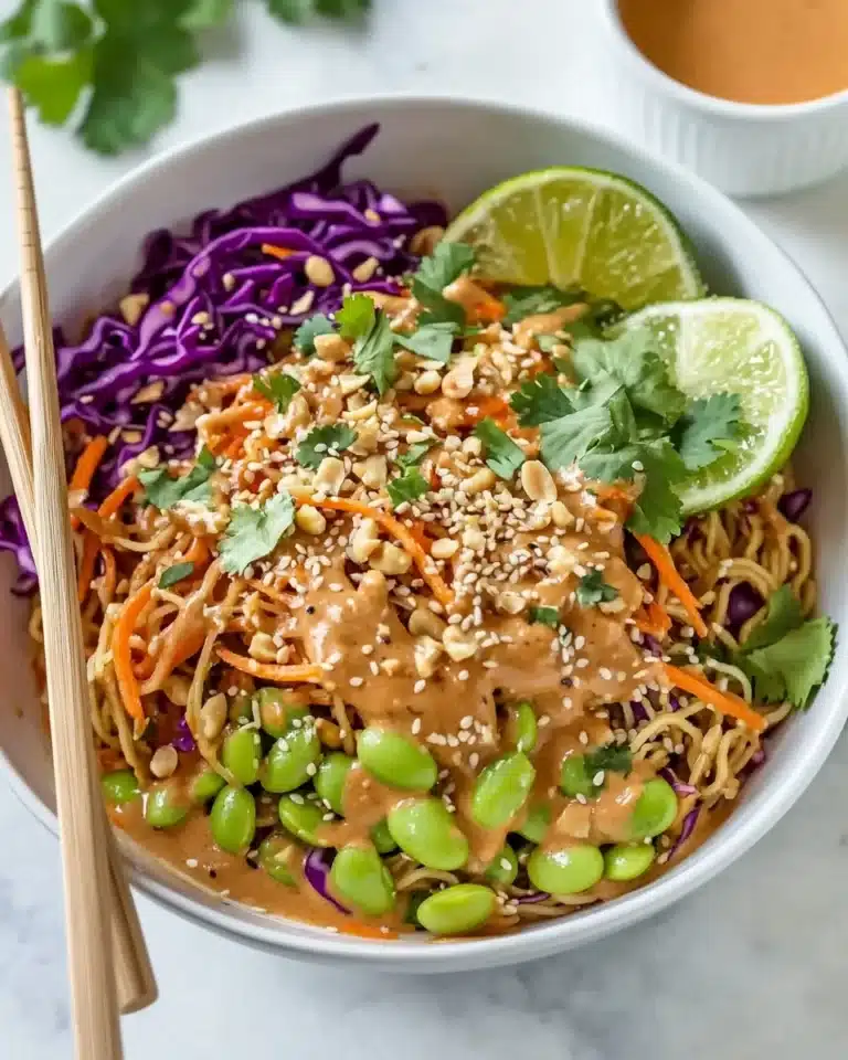 Cold Sesame Peanut Pasta Salad Recipe