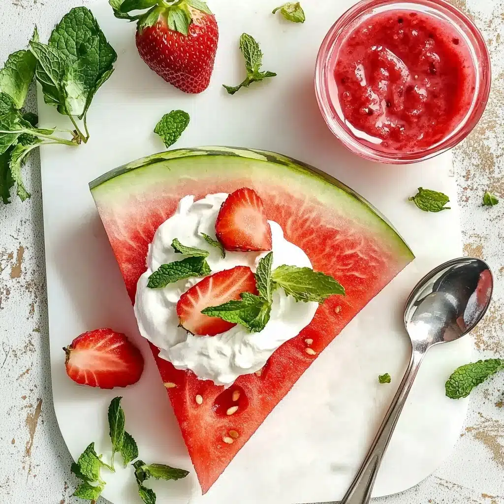 Watermelon Pizza Recipe - Recipe Image