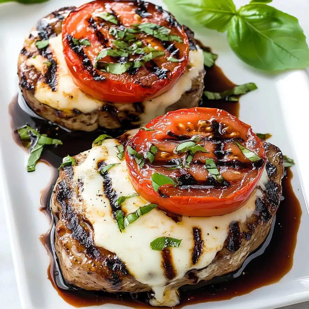 Caprese Grilled Chicken with Balsamic Glaze Recipe - Recipe Image