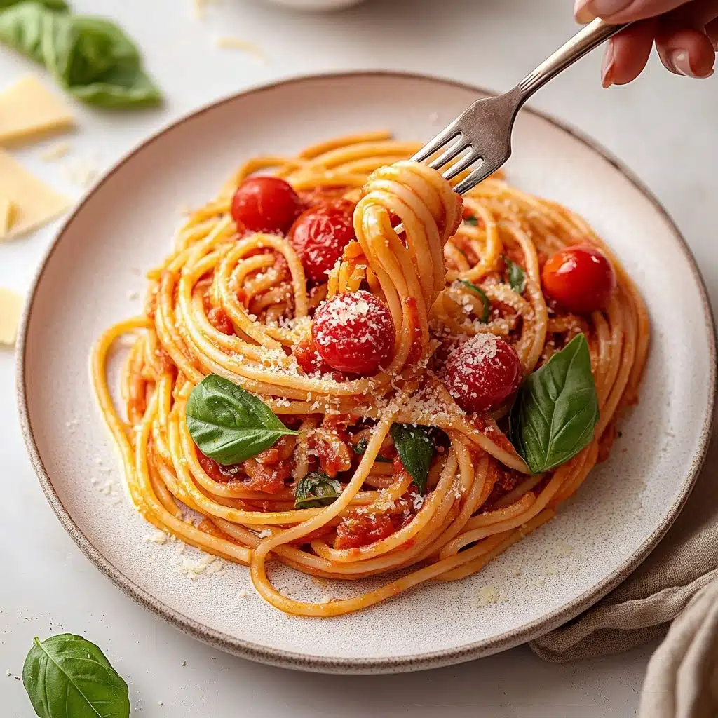 One-Pan Burst Tomato Pasta That Screams Summer Recipe - Recipe Image