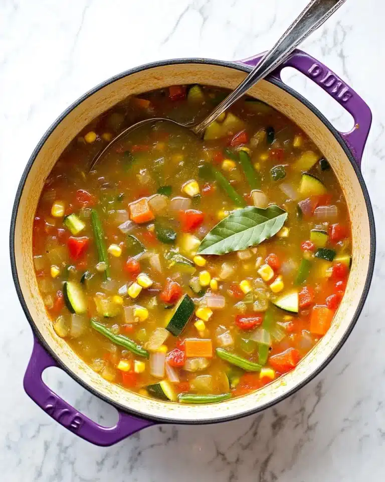 Summer Minestrone Soup Recipe