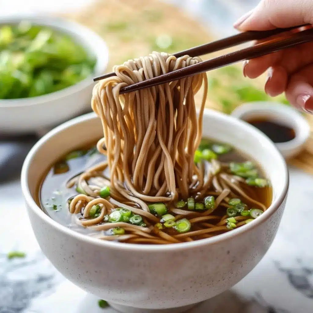 Chilled Soba Noodle Soup Recipe - Recipe Image