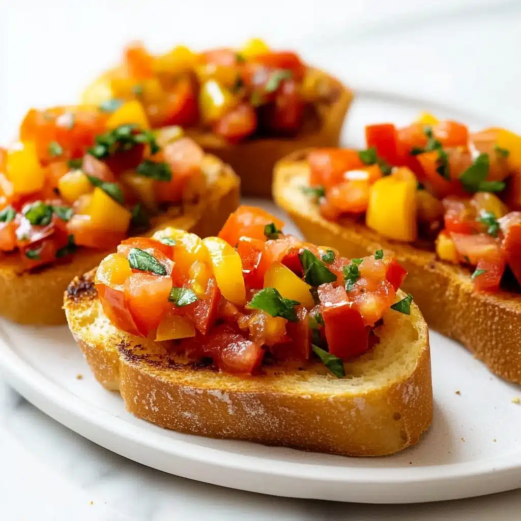 Tomato Mango Bruschetta Recipe - Recipe Image