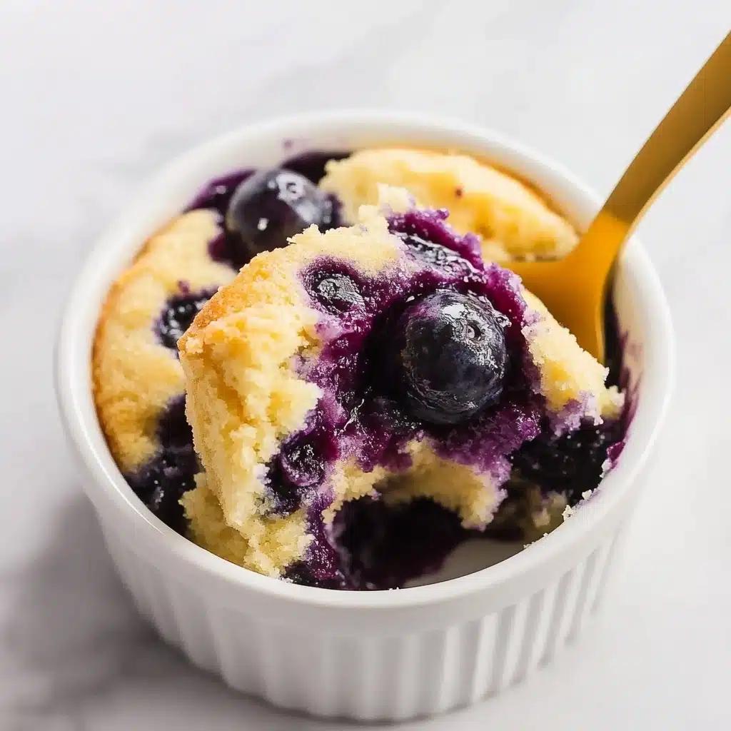 Blueberry Mug Cake Recipe - Recipe Image