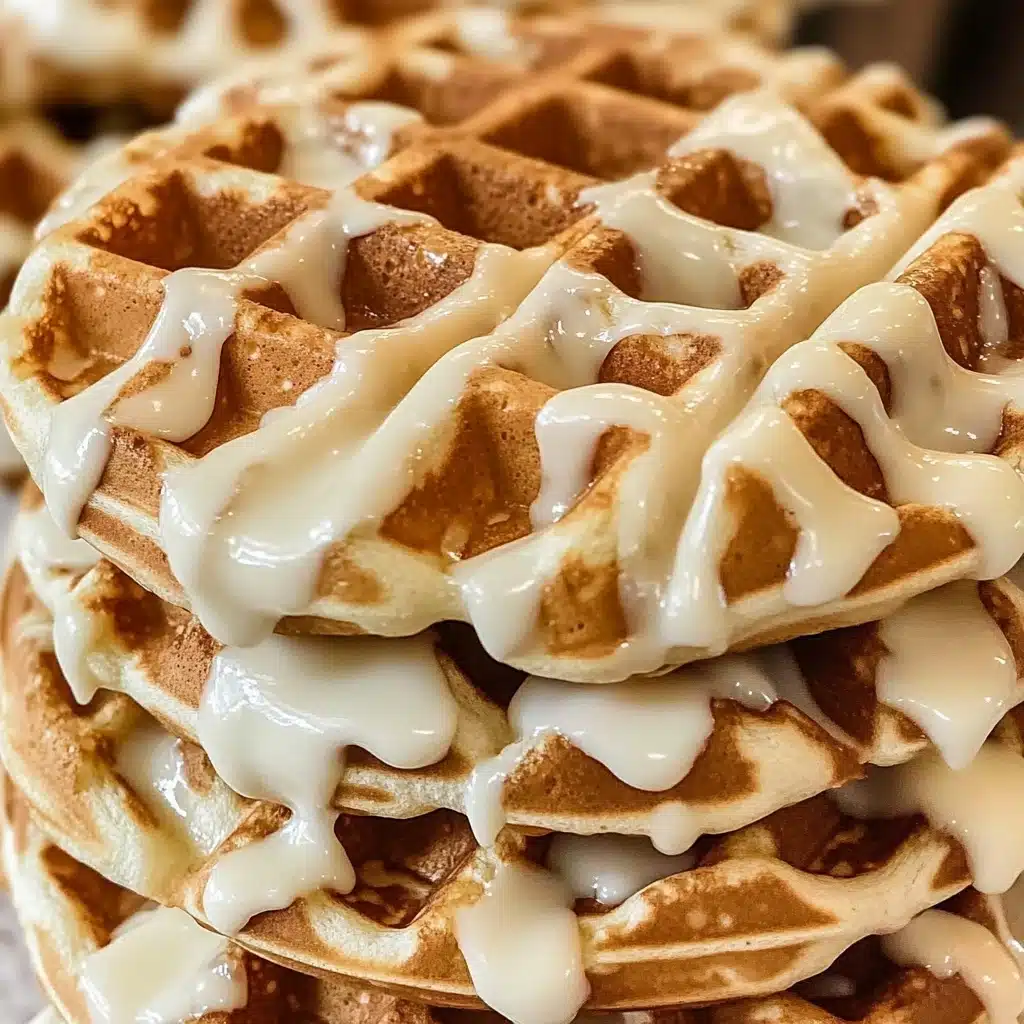 Cinnamon Roll Waffles Recipe - Recipe Image
