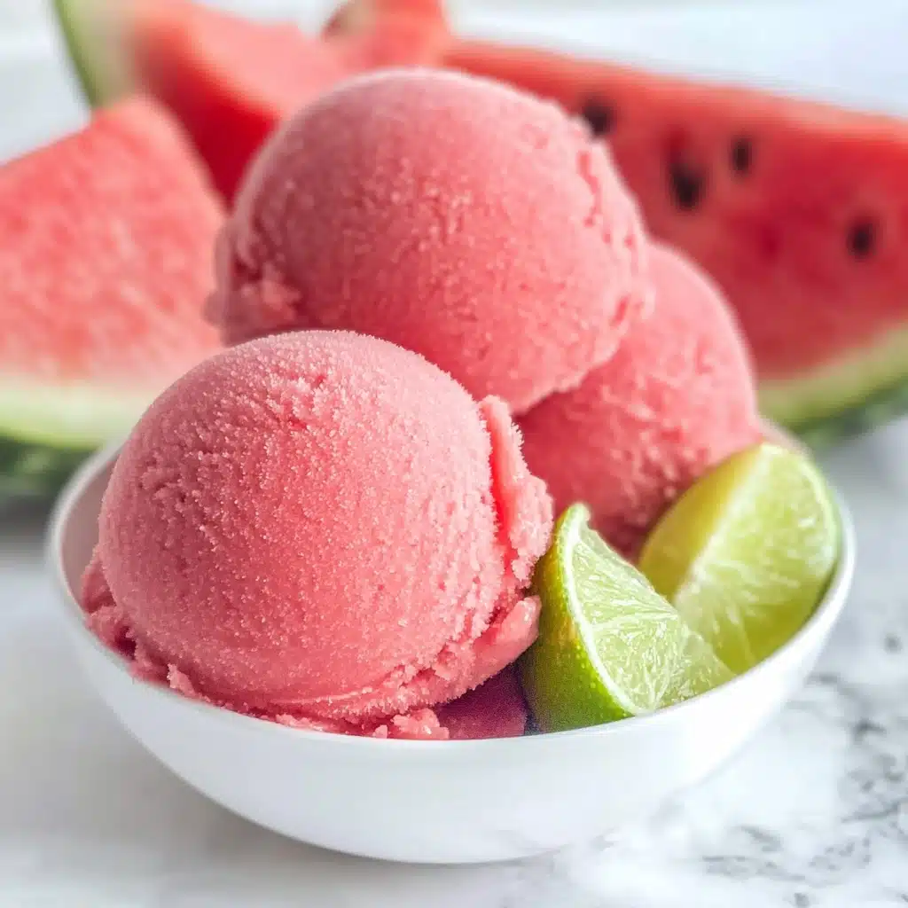 Watermelon Sorbet Recipe - Recipe Image