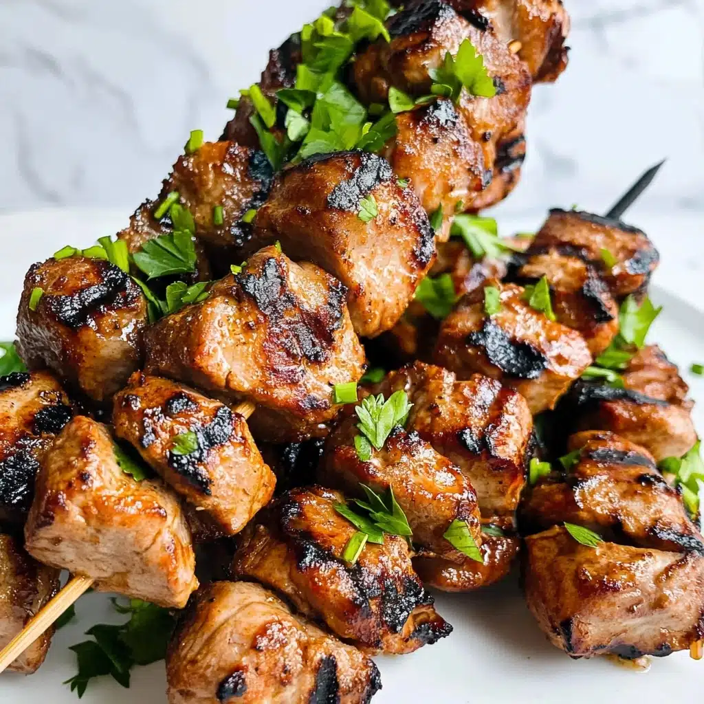 Honey Beer BBQ Chicken Skewers Recipe - Recipe Image