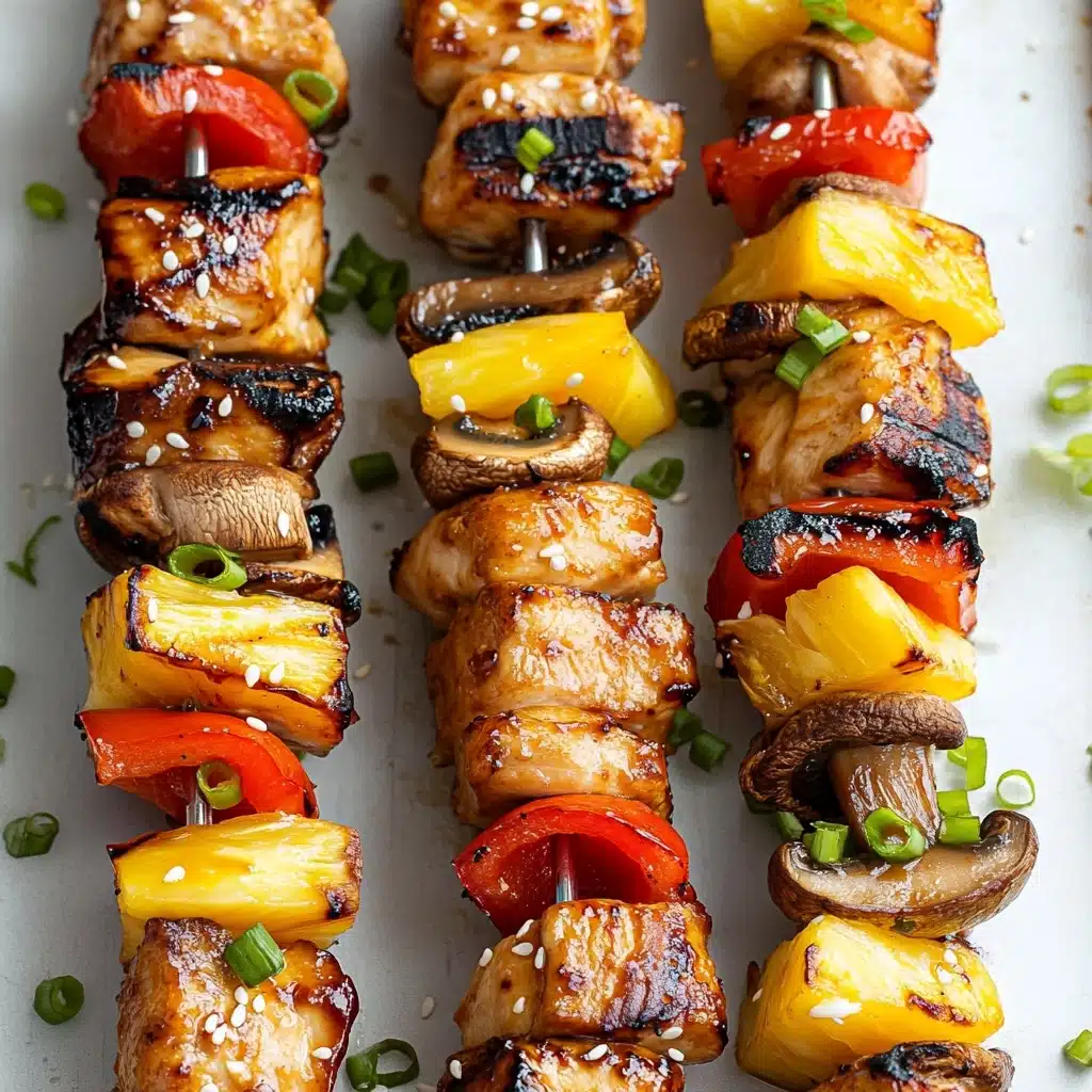 Teriyaki Pineapple Chicken Kabobs (Sweet & Smoky) Recipe - Recipe Image
