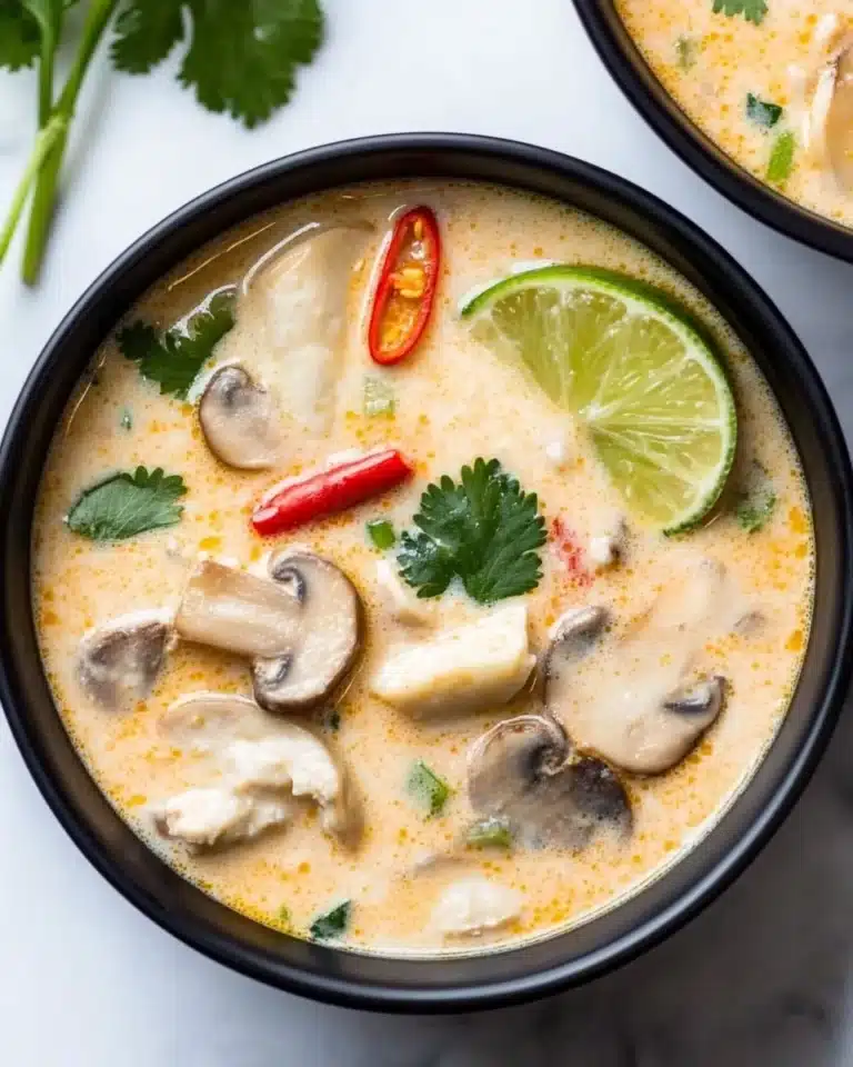 Thai Coconut Chicken Soup Recipe