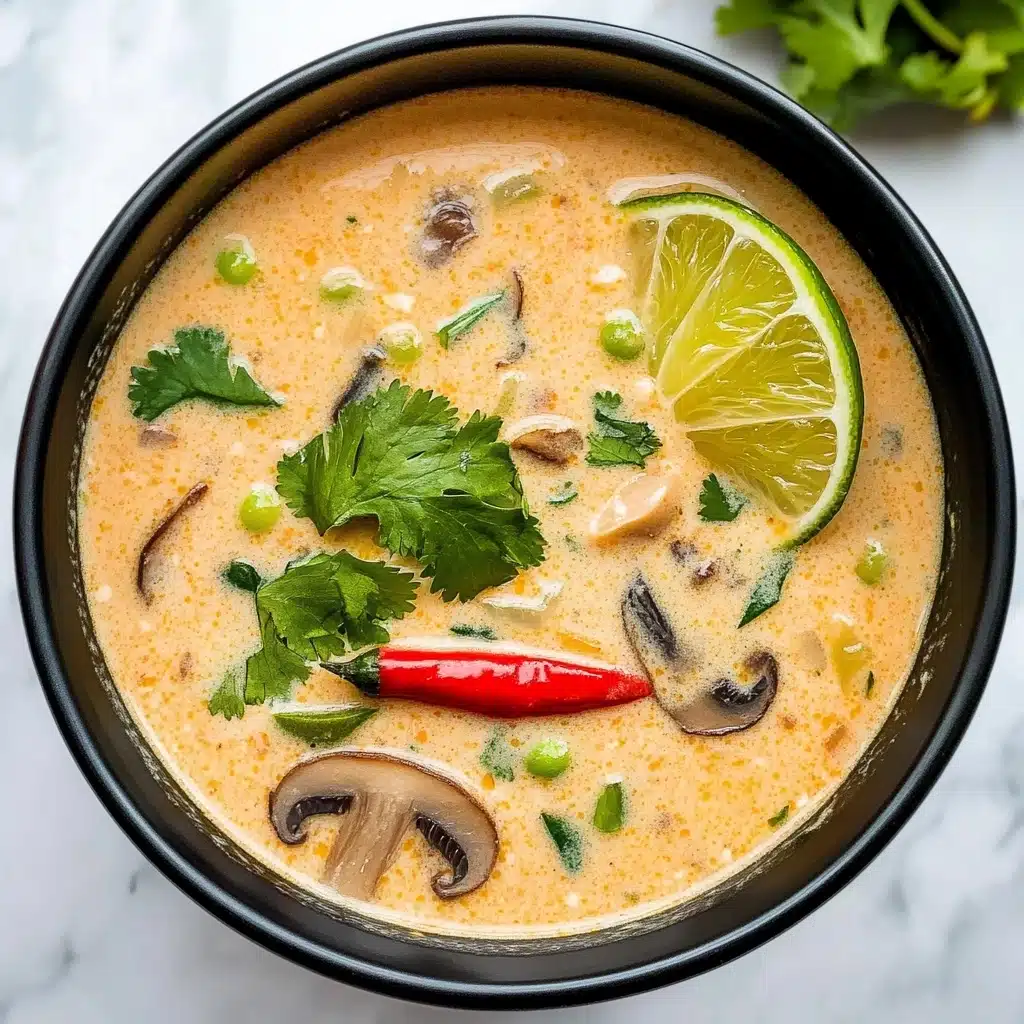 Thai Coconut Chicken Soup Recipe - Recipe Image