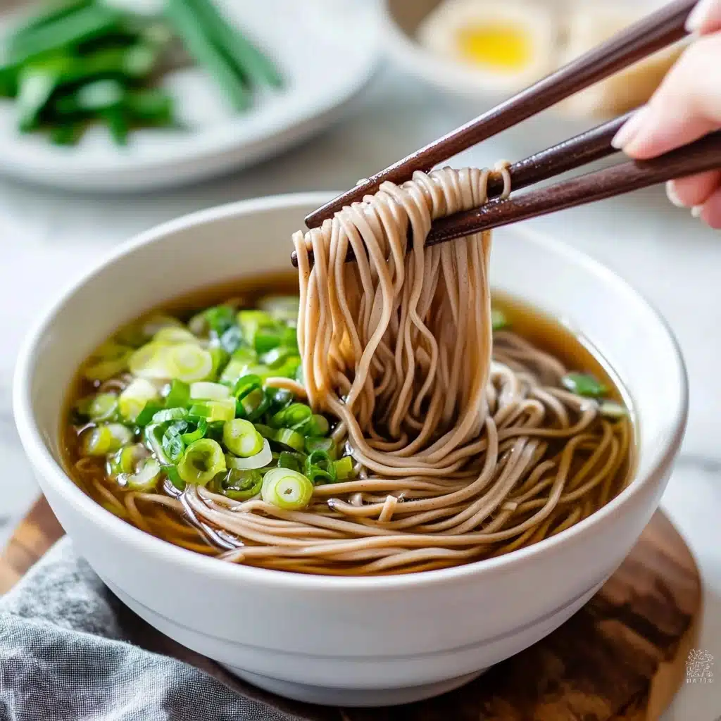 Chilled Soba Noodle Soup Recipe - Recipe Image