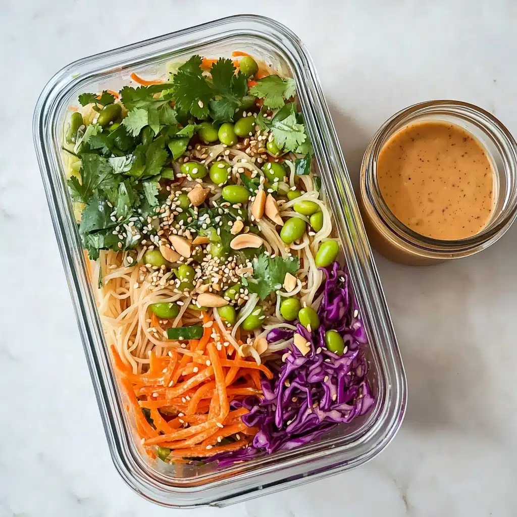 Cold Sesame Peanut Pasta Salad Recipe - Recipe Image