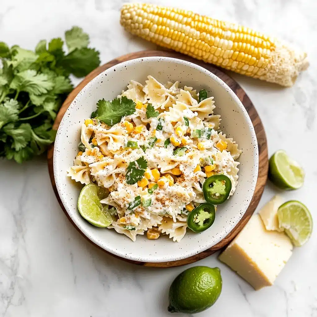 Mexican Street Corn Pasta Salad Recipe - Recipe Image