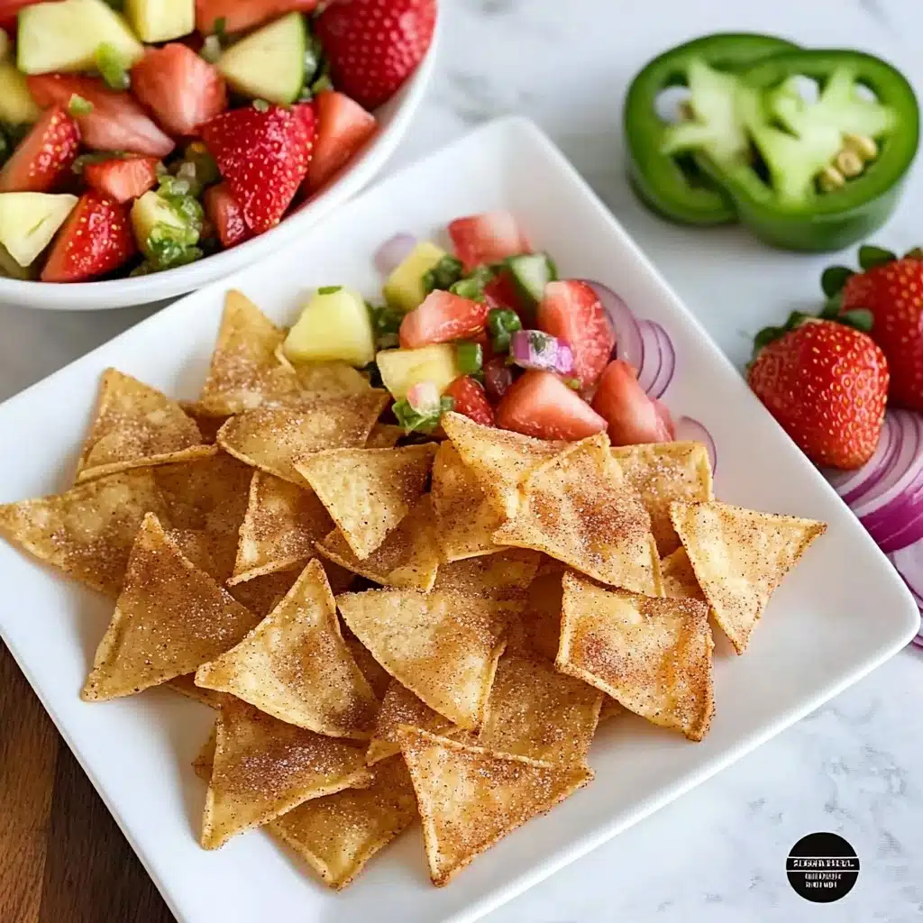 Fruit Salsa with Cinnamon Chips Recipe - Recipe Image