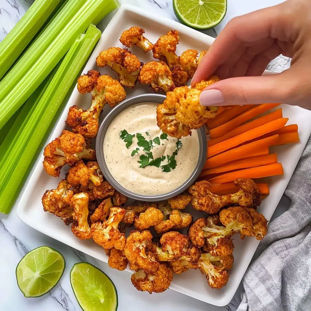 Vegan Cauliflower Buffalo Wings Recipe - Recipe Image