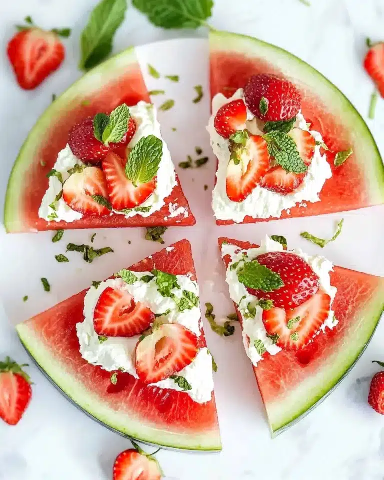 Watermelon Pizza Recipe