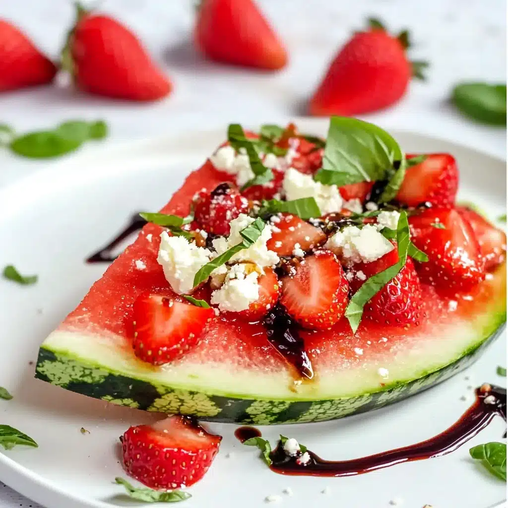 Watermelon Pizza Recipe - Recipe Image