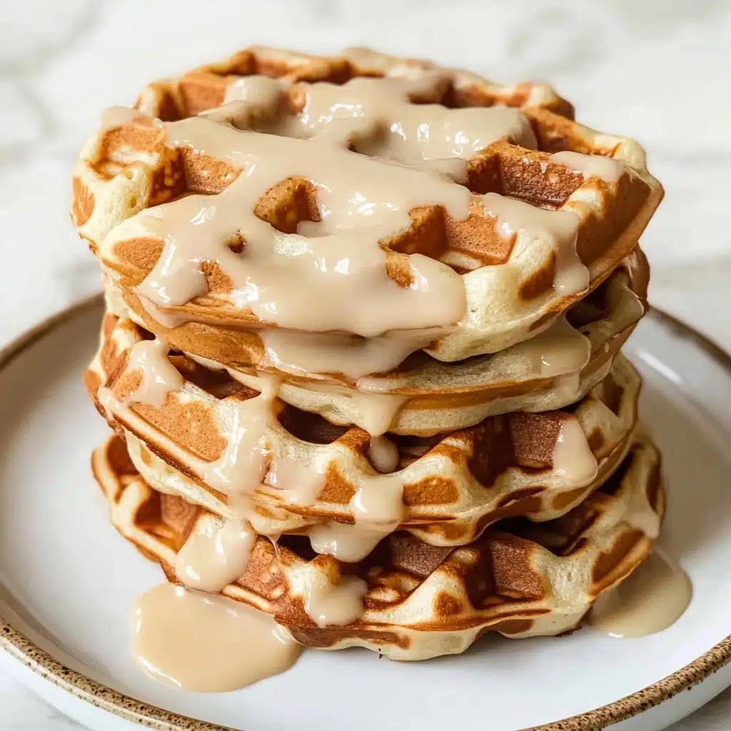 Cinnamon Roll Waffles Recipe - Recipe Image