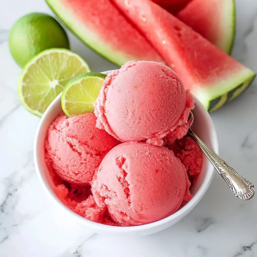 Watermelon Sorbet Recipe - Recipe Image
