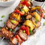 Teriyaki Pineapple Chicken Kabobs (Sweet & Smoky) Recipe