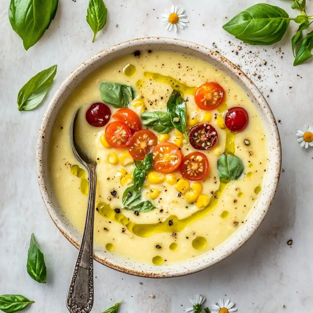 Summer Sweet Corn Gazpacho Recipe - Recipe Image