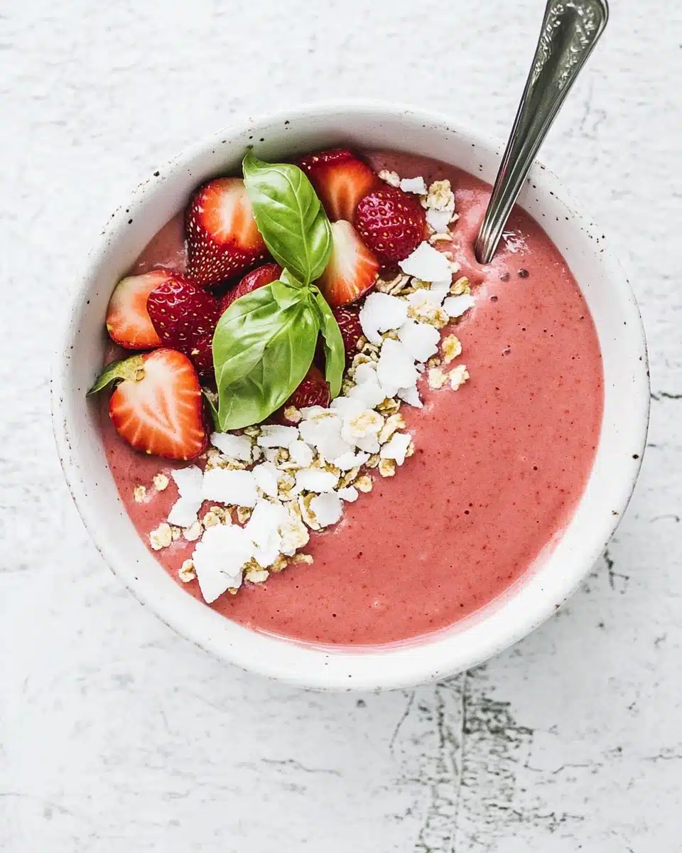 Strawberry Basil Gazpacho Recipe
