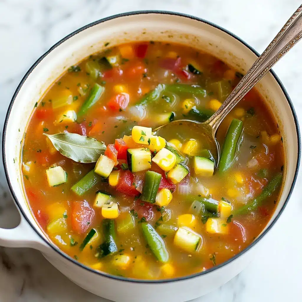 Summer Minestrone Soup Recipe - Recipe Image