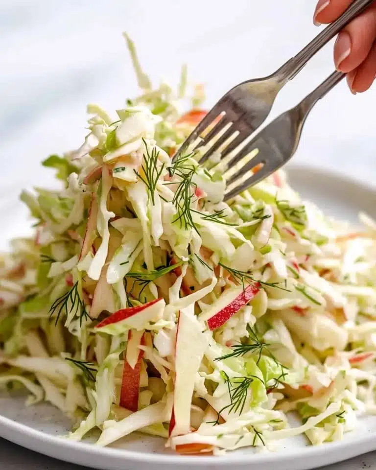 No Mayo Coleslaw with Fennel, Apple, and Dill Recipe