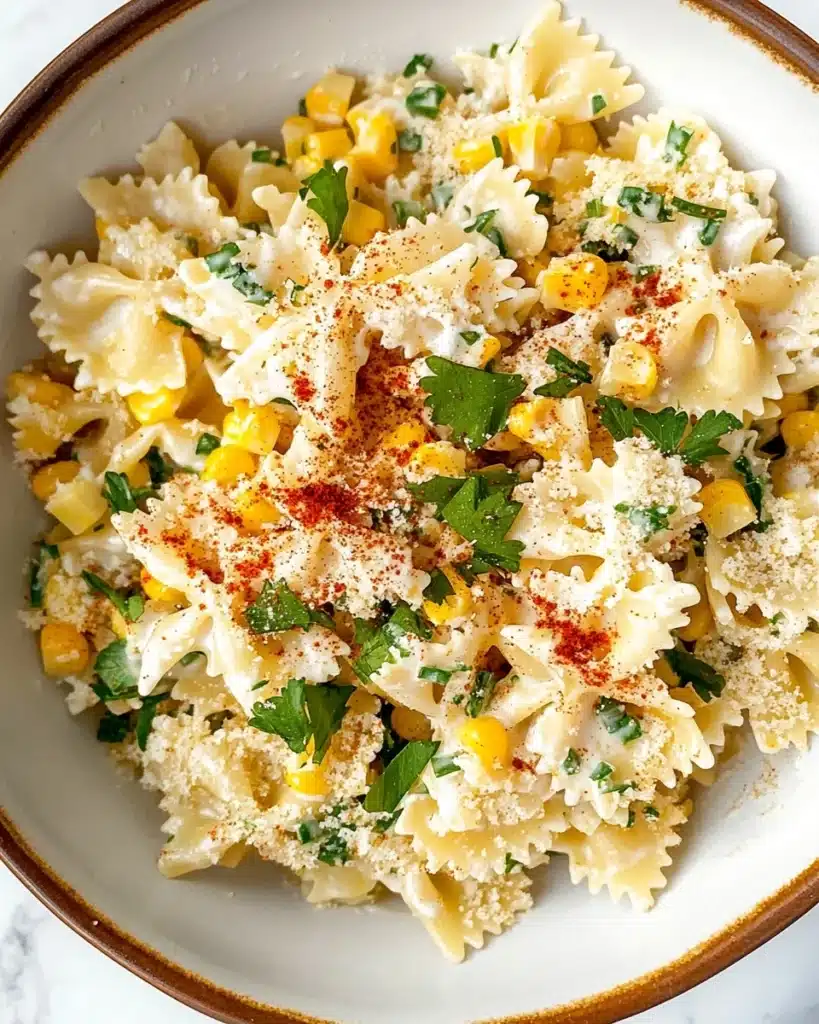 Mexican Street Corn Pasta Salad Recipe