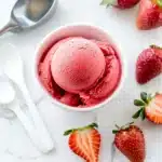 2-Ingredient Strawberry Sorbet Recipe