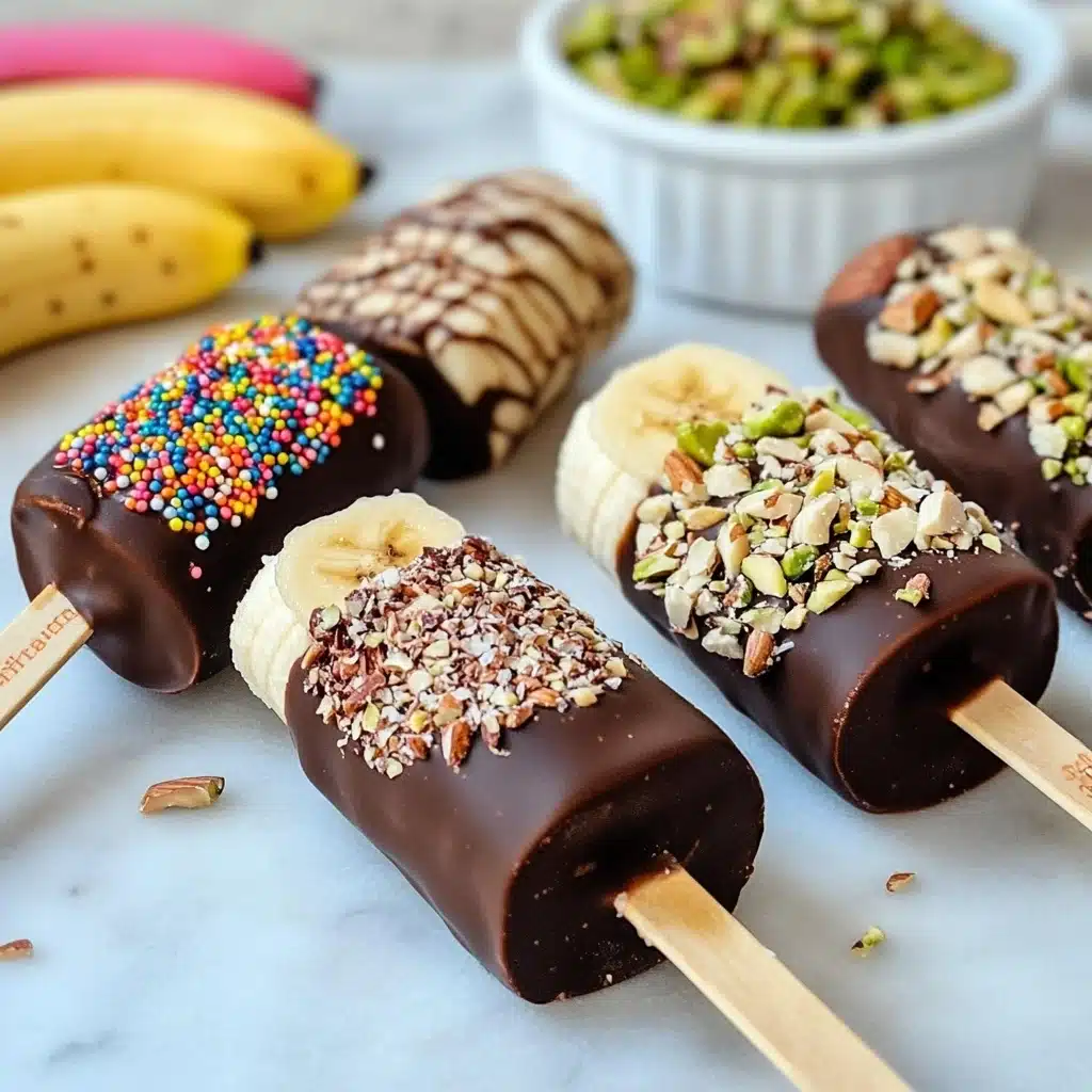 Chocolate-Dipped Frozen Bananas Recipe