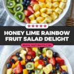 Honey Lime Rainbow Fruit Salad Recipe