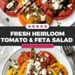 Heirloom Tomatoes and Feta Salad Recipe