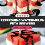 Watermelon Feta Appetizer Bites Recipe