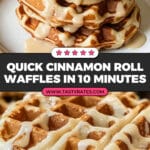 Cinnamon Roll Waffles Recipe