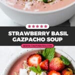 Strawberry Basil Gazpacho Recipe