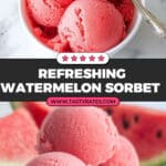 Watermelon Sorbet Recipe