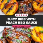 Ribs With Peach BBQ Sauce Recipe