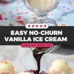 No Churn Vanilla Ice Cream Recipe