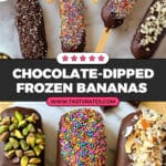 Chocolate-Dipped Frozen Bananas Recipe