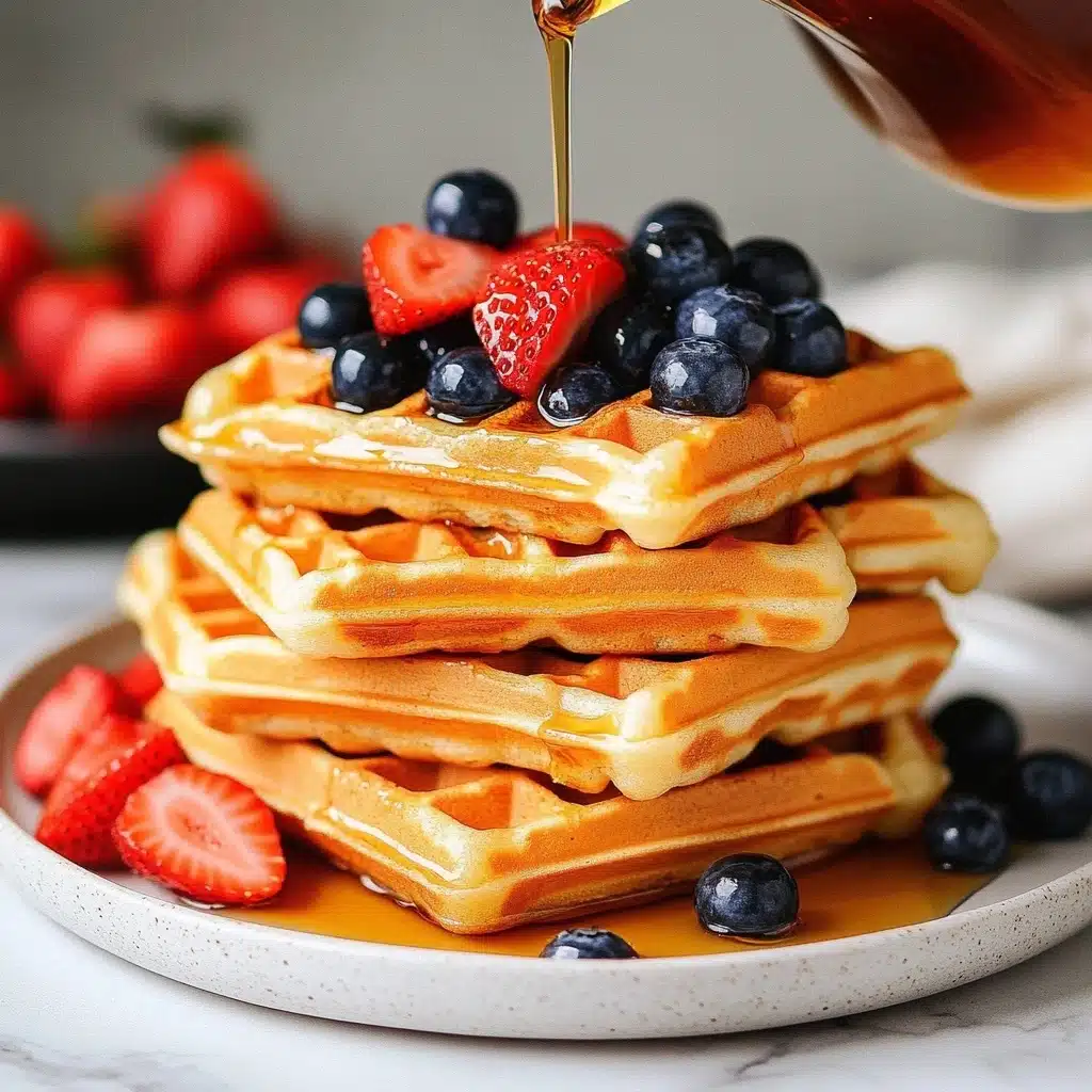Greek Yogurt Waffles Recipe - Recipe Image