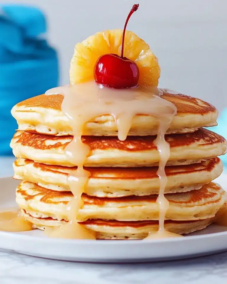 Pineapple Upside Down Pancakes Recipe