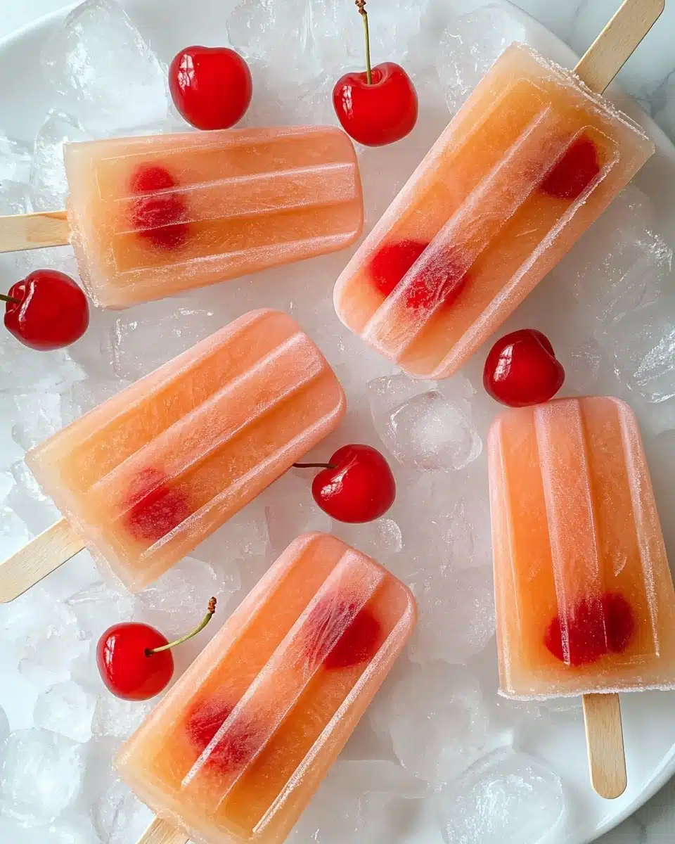 Kid's Favourite Shirley Temple Popsicles Recipe