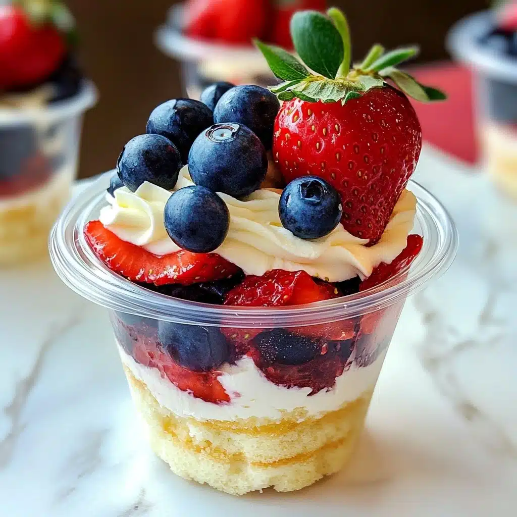 Berry Patriotic 4th of July Trifles Recipe - Recipe Image