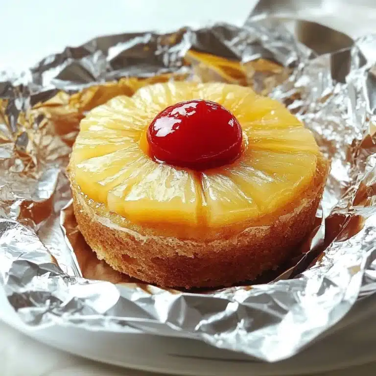 Grilled Pineapple Upside Down Cakes Recipe